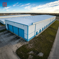 Edificio Moderno de Gran Altura y Larga Envergadura, Prefabricado, de Estructura de Acero Ligero de Alta Resistencia, Taller de Estructura Metálica, Aleación de Aluminio