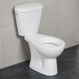 Ensemble WC et lavabo en céramique à double chasse, design italien, avec siphon en P, pour salle de bain de luxe - Product Image 5