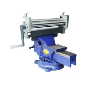 bench type small arc bending machine precision manual plate rolling machine