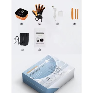 Electric <b>Smart</b> Pneumatic Home Stroke Patient Mirroring Hand Exercise Physiotherapy Recovery Training Finger Rehabilitation Glove - Product Image 5