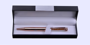 Fournisseur d'or en Chine, stylo en métal personnalisé, cadeau 2025, vente chaude, élégant stylo à bille en or rose avec cristal <span class=keywords><strong>Swarovski</strong></span>, logo personnalisé - Product Image 5