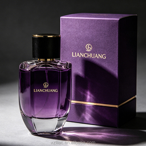 Botella de <span class=keywords><strong>Perfume</strong></span> de Lujo de 50ml 100ml, Botella de Vidrio Rubí Vacía con Atomizador, Envase de Fragancia de Alta Gama con Caja de Regalo Premium - Product Image 2