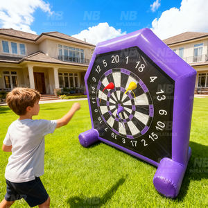 Thương mại mạnh mẽ PVC Tùy chỉnh Inflatable bóng đá phi tiêu trò chơi cho ngoài trời tương tác trò chơi bơm hơi - Product Image 1