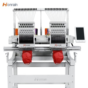 Machine à broder à 2 têtes, machine à broder informatisée multifonctionnelle, machine à broder plate automatique - Product Image 3