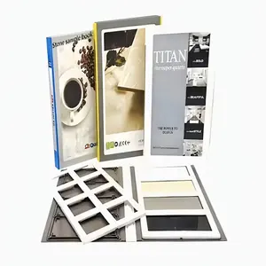 Tsianfan özel kuvars numune klasörü katalog plastik kitap örnek kitap maç porselen fayans seramik kitap örnek katalog