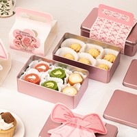 Boîte Cadeau Personnalisée de Luxe en Aluminium pour Biscuits, Gâteau à l'Ananas, Caramel Flocon de Neige, Bonbons, Pâtisseries Cuisinées pour la Fête des Mères – Vente en Gros Chine