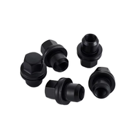 Promotion : Écrou de roue noir M14x1.5 RRD500510, hexagonal 22mm à siège plat pour Land Rover Discovery 3 4 Range Rover Sport L322 L405