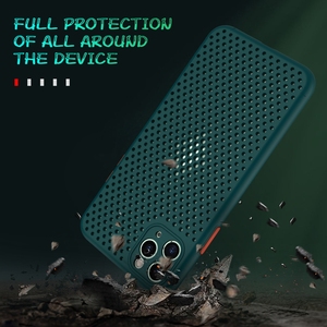 Funda de teléfono de disipación de calor de TPU Flexible con diseño de agujero fino de goma suave para <span class=keywords><strong>iPhone</strong></span> 16 15 14 13 12 <span class=keywords><strong>11</strong></span> Pro Max 16E <span class=keywords><strong>nuevo</strong></span> - Product Image 3