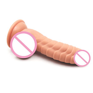 Pénis en forme de chenille réaliste, produit sexuel pour adultes, jouet de masturbation féminin avec ventouse - Product Image 4