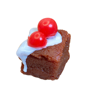 Torta di simulazione Kawaii TPR artigianato finti accessori per la casa delle bambole giocattolo di decompressione per spremere Cheesecake Squishy - Product Image 6