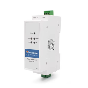 Ethernet dönüştürücü DC 5-36V RJ45 10/USR-DR301 Mbps <span class=keywords><strong>tcp</strong></span>/<span class=keywords><strong>ip</strong></span> UDP için 100 DIN ray seri cihaz sunucusu RS232 - Product Image 1