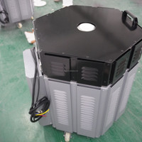 Four rotatif électrique en céramique mini, température maximale 1280°C, petit équipement de laboratoire de poterie domestique