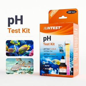 Kit de test de la qualité de l'eau de l'aquarium - pH, ammoniac, nitrites - Plastique écologique - Test rapide et facile - Résultats précis - Utilisation en eau douce/sale - Product Image 1