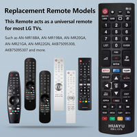 Control Remoto Universal HUAYU RM-L1379 de Código Fijo, Material ABS, para Todos los Modelos de TV LED, LCD, OLED, Smart TV, Repuesto