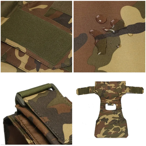 Gilet tactique léger à dégagement rapide, camouflage, respirant, prêt pour la jungle, pour la chasse en plein air et l'entraînement - Product Image 3