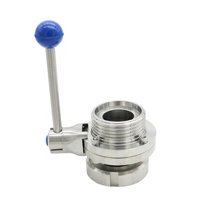 SS Van Bướm Loại Mối Nối Có Ren Vệ Sinh Cấp Thực Phẩm Từ Sữa Có Tay Kéo - Product Image 6