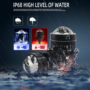 Xenplus LP55 6000K IP68 360 ° โปรเจคเตอร์ไฟหน้า LED โปรเจคเตอร์100W H7 9005 LEN focos LED Para <span class=keywords><strong>Auto</strong></span> Bi LED โปรเจคเตอร์2.5เลนส์ - Product Image 4