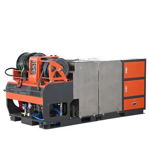 40lpm 300bar Motor de gasolina Lavadora de alta presión 37HP 4000psi Limpiador de chorro de tubería de alcantarillado - Product Image 1