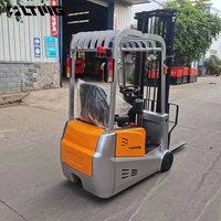 LTMG 1.5ton 2ton mini plomb acide 3 roues chariot élévateur électrique avec levier de vitesse latéral