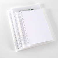 Cahier à feuilles mobiles personnalisable-Classeur à 3 anneaux | Logo et couverture personnalisés | Design rechargeable pour le bureau, l'école et la journalisation