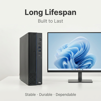 Ofis Dağıtım Masaüstü Bilgisayarı Zhaoxin KX U6780A 8 Çekirdekli 2.7GHz 16GB RAM 512GB NVME SSD Entegre Grafik Kartlı 8L Kasalı Ekran Paketi