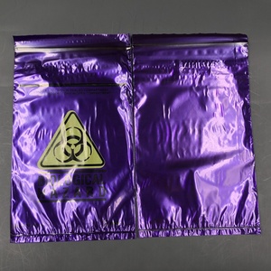 Los fabricantes de LDPE uso médico Ziplock PE biológico muestra de bolsa de la cremallera - Product Image 2