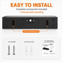 Lampe murale solaire de sécurité certifiée CE RoHS, étanche IP65, 900LM, lumière longue durée pour plus de 50H
