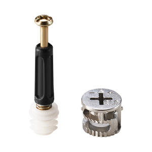 Herrajes para Muebles, Conectores Tres en Uno, Accesorios de Ensamblaje de Tornillos y Tuercas con Rueda Excéntrica para Armarios, Guardarropas y Camas - Product Image 2