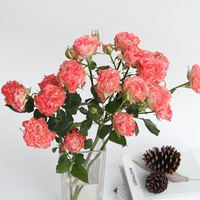 Großhandel Hochzeit Garten Dekoration Spray Rose Little Fairy Lily Nelke Chrysantheme Hortensie Hot Sale Flower