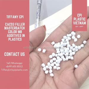 Gránulos de Polipropileno PP CACO3, Gránulos/Pellets/Calpet de Relleno Plástico Recubierto de Alfombra, Grado de Moldeo por Inyección Blanco CPI Vietnam - Product Image 1