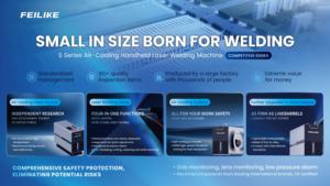 Senfeng feilike 1500 Wát làm mát không khí điều kiện mới 4 trong 1 máy hàn laser cho tủ & thép không gỉ - Product Image 6