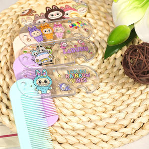 Милая мини-расческа Labubu в форме ящерицы, удобная щетка для чистки, портативный складной инструмент для макияжа для детей и домашнего использования - Product Image 2