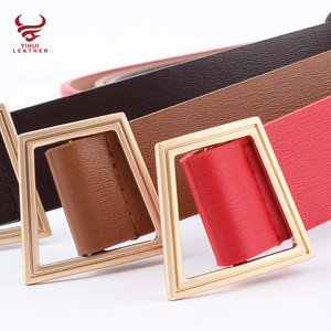 Mode femmes <span class=keywords><strong>ceinture</strong></span> avec <span class=keywords><strong>or</strong></span> grande boucle de <span class=keywords><strong>ceinture</strong></span> en métal <span class=keywords><strong>femme</strong></span> <span class=keywords><strong>noir</strong></span> PU cuir ceintures dame robe manteau taille Corset sangle - Product Image 2