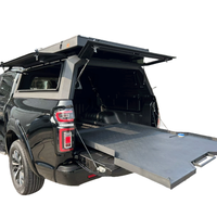 Plateau coulissant en alliage d'aluminium pour pick-up Toyota Tacoma, Dodge Ram 1500, Ford F150, Hilux, Nissan – Plateau de rangement coulissant pour benne de camion