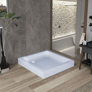 Salle <span class=keywords><strong>de</strong></span> <span class=keywords><strong>douche</strong></span> moderne en acrylique européenne Bac <span class=keywords><strong>de</strong></span> <span class=keywords><strong>douche</strong></span> avec forme rectangulaire Drain d'angle Installation facile Garantie <span class=keywords><strong>de</strong></span> 5 ans - Product Image 1