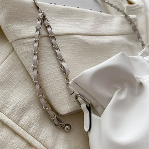 Fashion New Designer High Quality PU Leather Chain Shoulder Messenger Bag Drawstring Luxury Women Handbag OEM ODM - Product Image 5