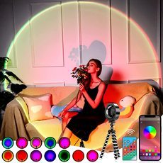 Lampada LED <span class=keywords><strong>tramonto</strong></span> lampada solare arcobaleno <span class=keywords><strong>tramonto</strong></span> lampada luce notturna per la decorazione della casa - Product Image 2