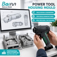 Molde de Inyección de Plástico de Alta Precisión para Carcasas de Herramientas Eléctricas Personalizadas, ABS, PP, PC, PA, POM, OEM, ODM