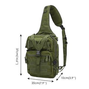 กระเป๋าสะพายข้างอเนกประสงค์ กระเป๋าสะพายไหล่ทนทาน กระเป๋าสะพายข้างแบบ Molle กระเป๋าสะพายข้างผู้ชาย กระเป๋าสะพายข้างแบบสปอร์ตน้ำหนักเบา - Product Image 3