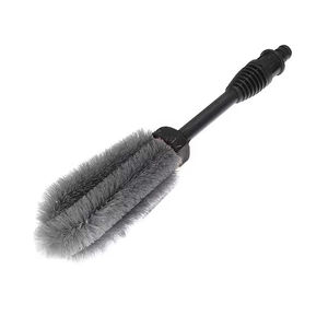 Amare sikat Detail cuci roda mobil, Dispenser sabun Stainless Steel plastik + Busa Pembersih otomatis dengan pegangan - Product Image 2