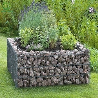 Panier gabion robuste de tailles standard chinoises, revêtu de PVC, vente en gros