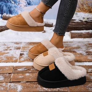 Pantofole da Donna per <span class=keywords><strong>Casa</strong></span>, <span class=keywords><strong>Ciabatte</strong></span> Moda in Pelliccia, Pantofole Morbide e Pelose per Interni, Pantofole Casual Invernali da Donna all'Ingrosso - Product Image 1