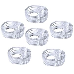 Hot Sale Transparent Gel Door Buffer Wall Protector Anti-collision Door Handle One-ring Silicone Door Stopper