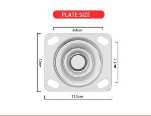 WH 4/5/6/8 Zoll Polyurethan <span class=keywords><strong>Mute</strong></span> <span class=keywords><strong>Caster</strong></span> Wheel Polyurethan Galvani zed Steel <span class=keywords><strong>Caster</strong></span> Schwenk bremse Industry <span class=keywords><strong>Caster</strong></span> - Product Image 5