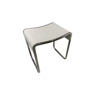 Taburete de <span class=keywords><strong>Baño</strong></span> de Piedra Artificial Blanco Gris Negro Verde, Banco de Ducha de Piedra Acrílica de Superficie Sólida - Product Image 4