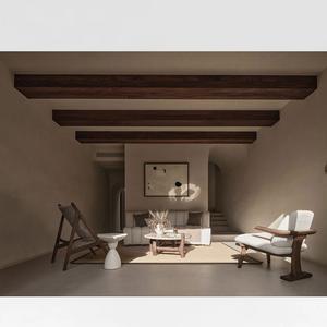 Современный комплект мебели для гостиничных номеров из массива дерева для коммерческого использования, с возможностью индивидуальной настройки - Product Image 3