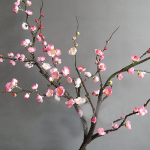 YOPIN-6058 Rama de flor de ciruelo de seda de 1.2 m, flexible, con tallo grueso marrón, pequeña flor de invierno para <span class=keywords><strong>arreglos</strong></span> de paisajismo en el <span class=keywords><strong>hogar</strong></span> - Product Image 4