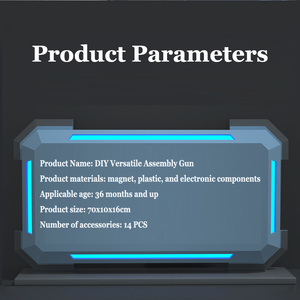 Unisex Kinder Elektronisches DIY-Montage-Scharfschützengewehr Simulations-Plastikspielzeug Transformierbar mit Magnetischen Funktionen für 4-6-Jährige - Product Image 5