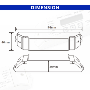 Controlador de luz de píxel IC WS2811 SK6812 DMX512, pantalla de visualización de pantalla, decodificador de señal Dmx a Spi para atenuadores - Product Image 5