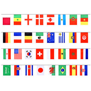 Guirnalda Decorativa de Banderines de Fibra de Vidrio para la Eurocopa 2026, Venta al Por Mayor - Product Image 1